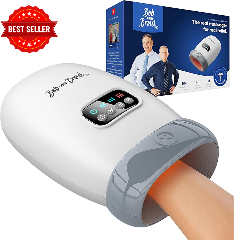 H60 Hand Massager with Heat and Compression, Cordless Hand Massager for Arthriti