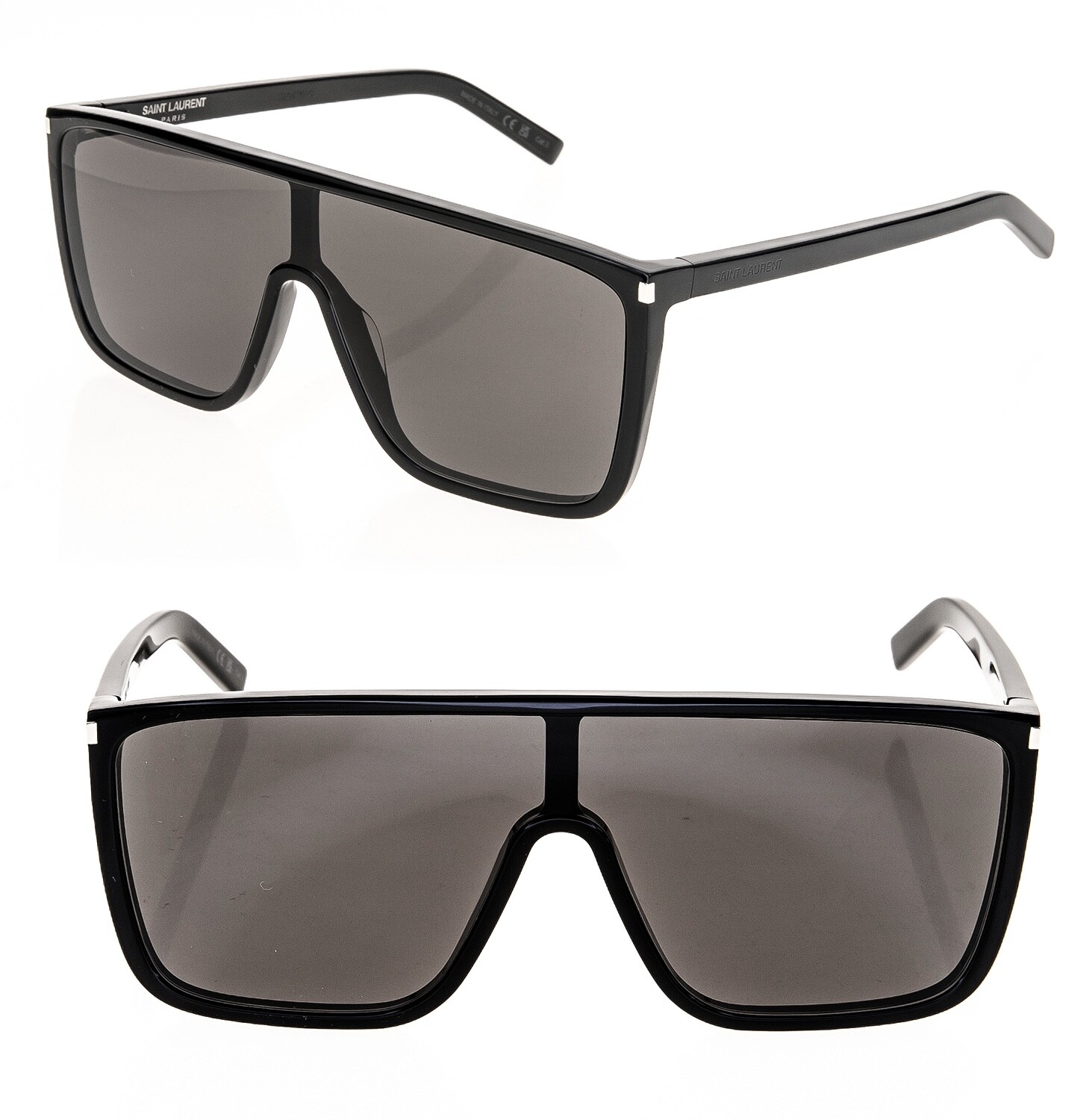 SECTION 00 ブラックフェイスマスク Amazon.com: SAINT LAURENT SL 364 Mask Ace Classic Shape