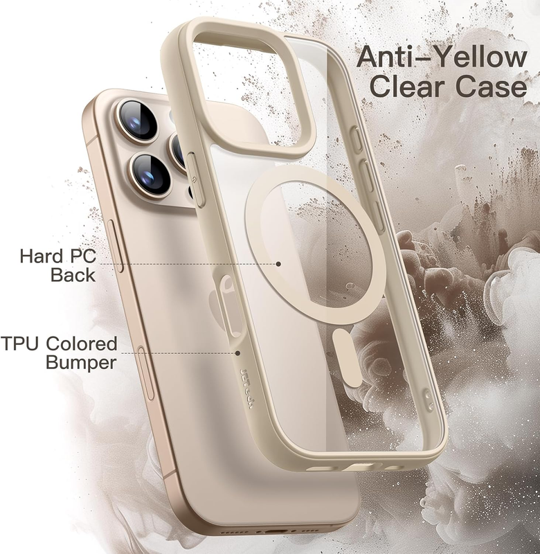 Magnetic Case for iPhone 16 Pro Max 6.9-Inch Compatible with MagSafe, Shockproof