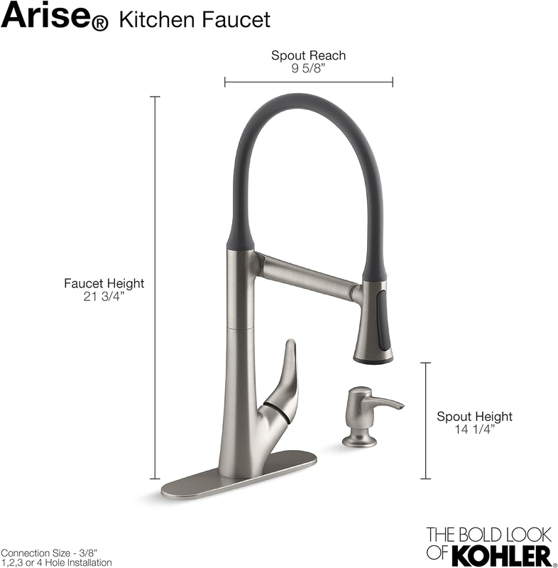 R77764-SD-CP Arise Articulating Pull down Kitchen Faucet, Kitchen Faucet with Pu