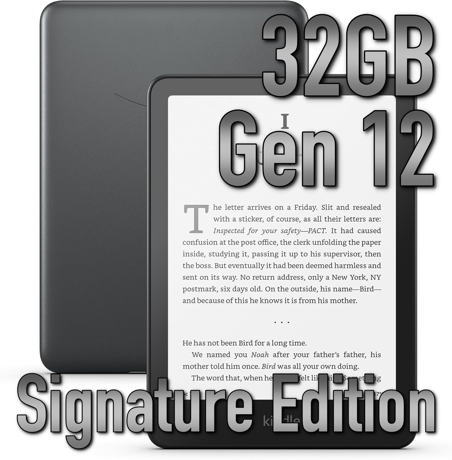 Amazon Kindle Paperwhite Signature Edition - Black 32GB 32