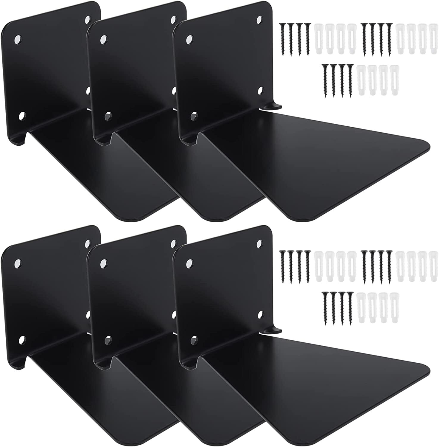 RealPlus Invisible Floating Bookshelf Wall Mounted Book Orga