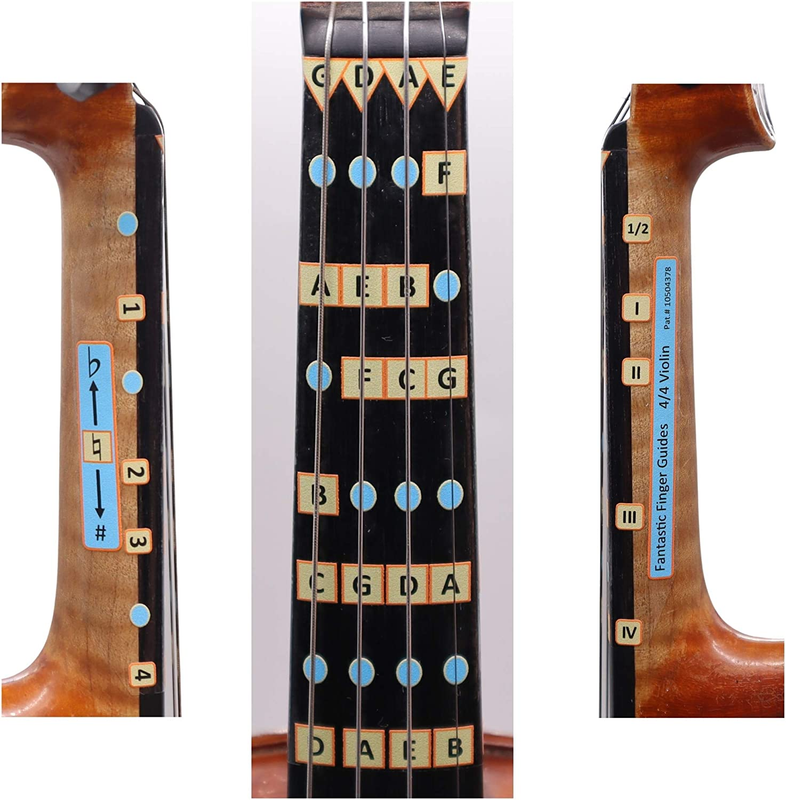 Fantastic Violin Finger Guide Note Stickers Markers Sticker Fingerboard Guide Fr
