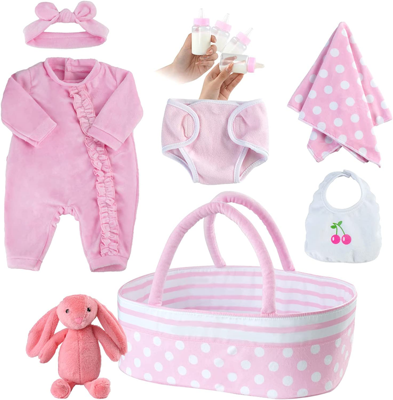For 17-22 Inch Baby Doll With Bassinet