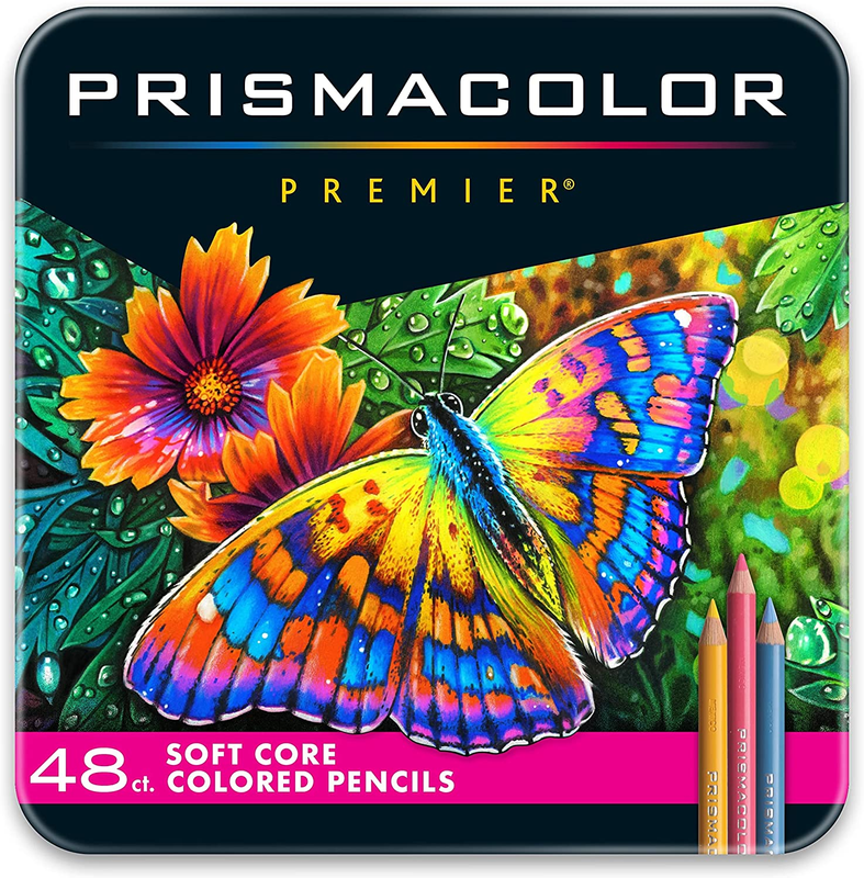 Prismacolor Premier Colored Pencils, Soft Core, 48 Count,Pri
