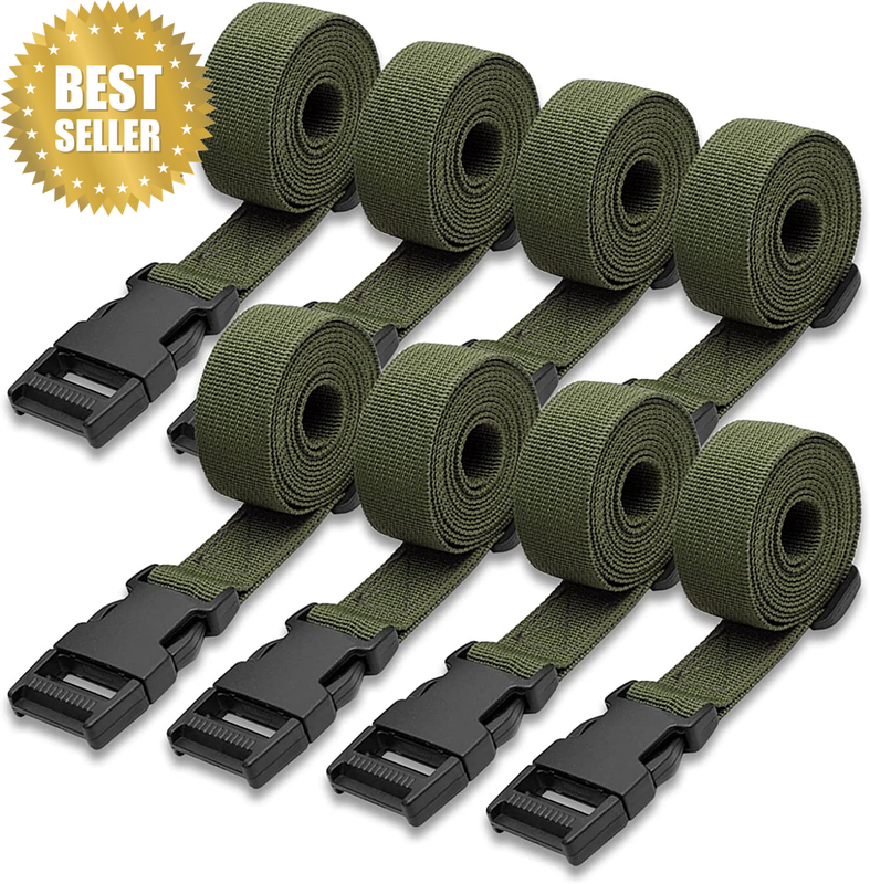8Pack Utility Straps with Quick-Release Buckle, 59