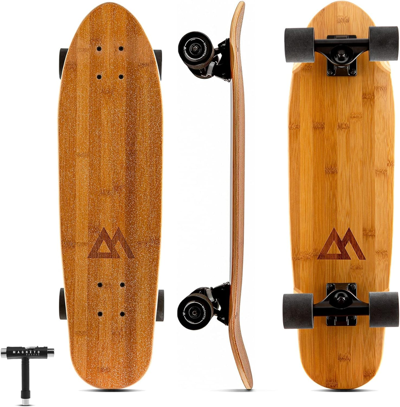 Complete Skateboard | 27.5" X 7.5" | 6-Layer Canadian Maple Double Kick Concave