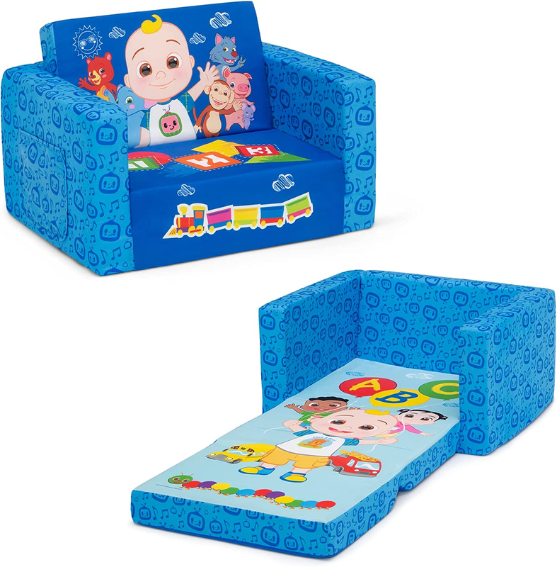 - 2-in-1 Convertible Sofa To Lounger For Kids By