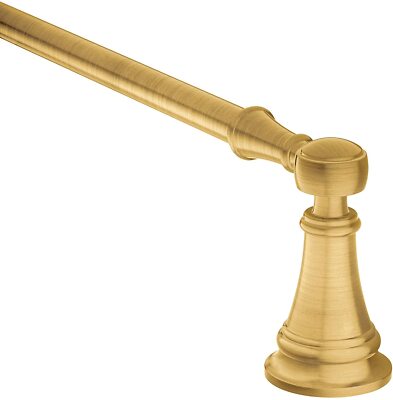 Moen YB8418BG Weymouth 18-Inch Towel Bar, Brushed Gold - NEW