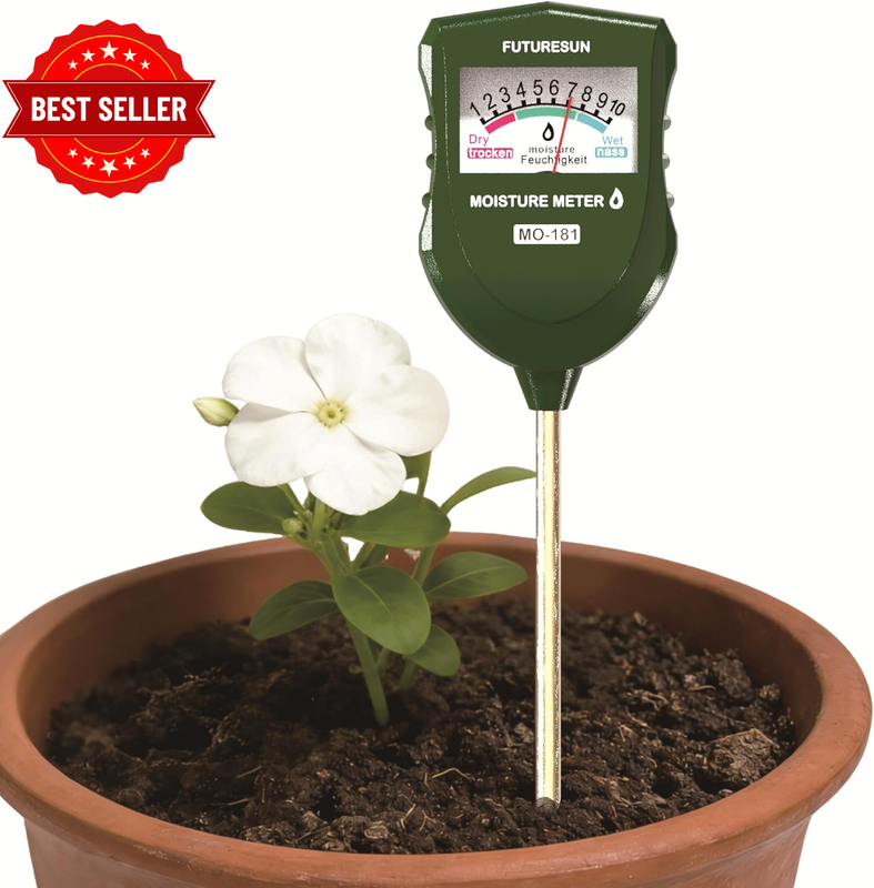 Soil Moisture Meter High-Accuracy Soil Water Tester with Large Easy-To-Read Dial