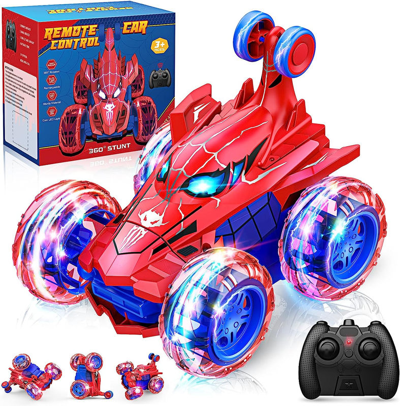 ,360&deg; Rotating 2.4ghz Fast Stunt Rc Cars With Wheel Lights Off