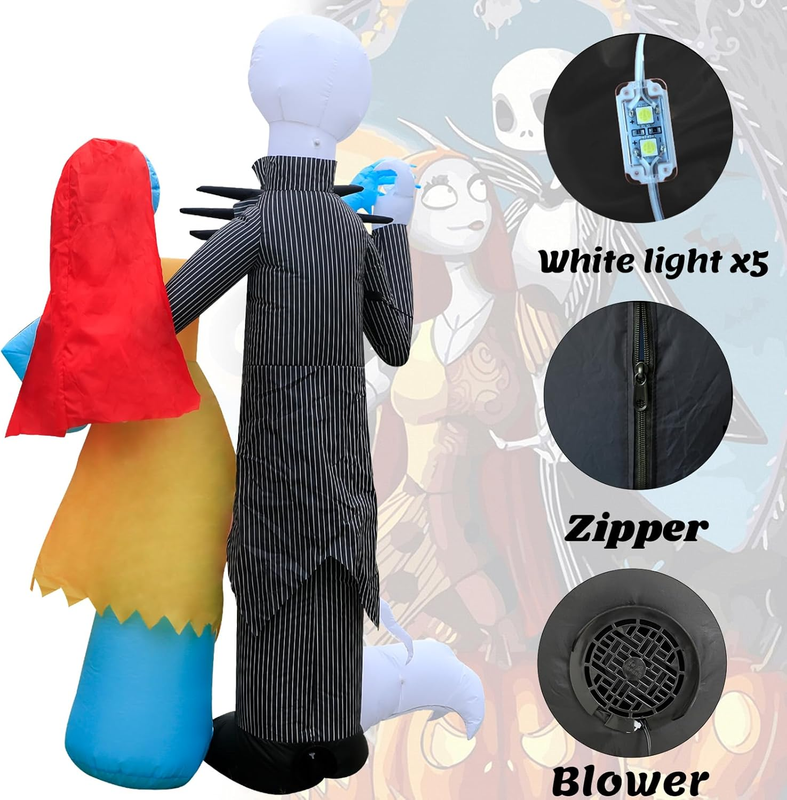6 Ft Inflatable Halloween Yard Decorations Outdoor - Halloween Blow Ups Inflatab