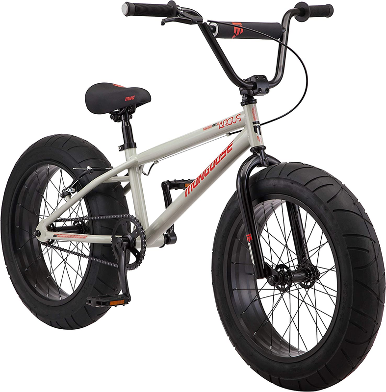 Argus MX Kids Fat Tire Mountain Bike, 16 or 20-Inch Wheels, Fat Knobby Tires, Hi