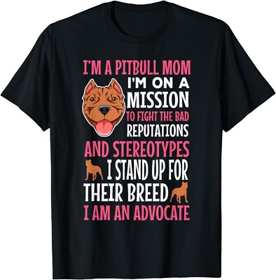 Pitbull Mom Pit Bull Terrier Owner Pibble Mama Mother's Day Gift Unisex T-Shirt