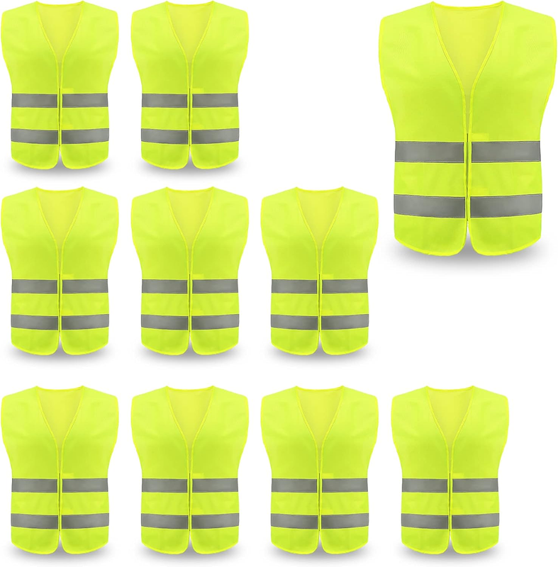 Safety Vest, Reflective High Visibility Construction Vest fo