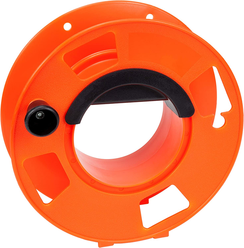 Cord Reel Holder Extension Storage Heavy Duty Tangle Free 100 Ft Orange NEW