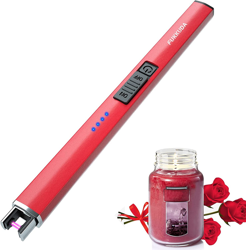Electric Candle Lighter Plasma Arc Lighters Windproof & Flameless with USB Recha