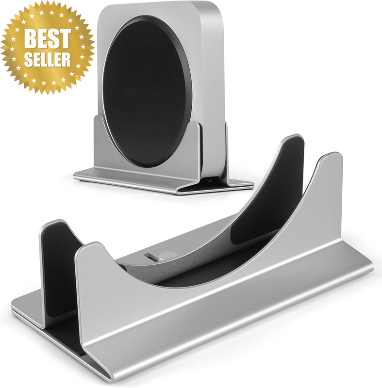 Adjustable Mac Mini Stand Aluminium Vertical Laptop Holder Desk Mount - Universa