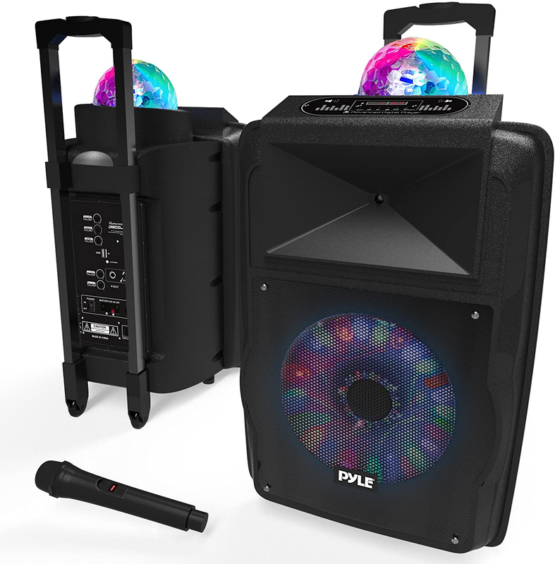 Altavoz Inal&aacute;mbrico Port&aacute;til Con Bluetooth Sistema PA Sonido Micr&oacute;fono De Mano