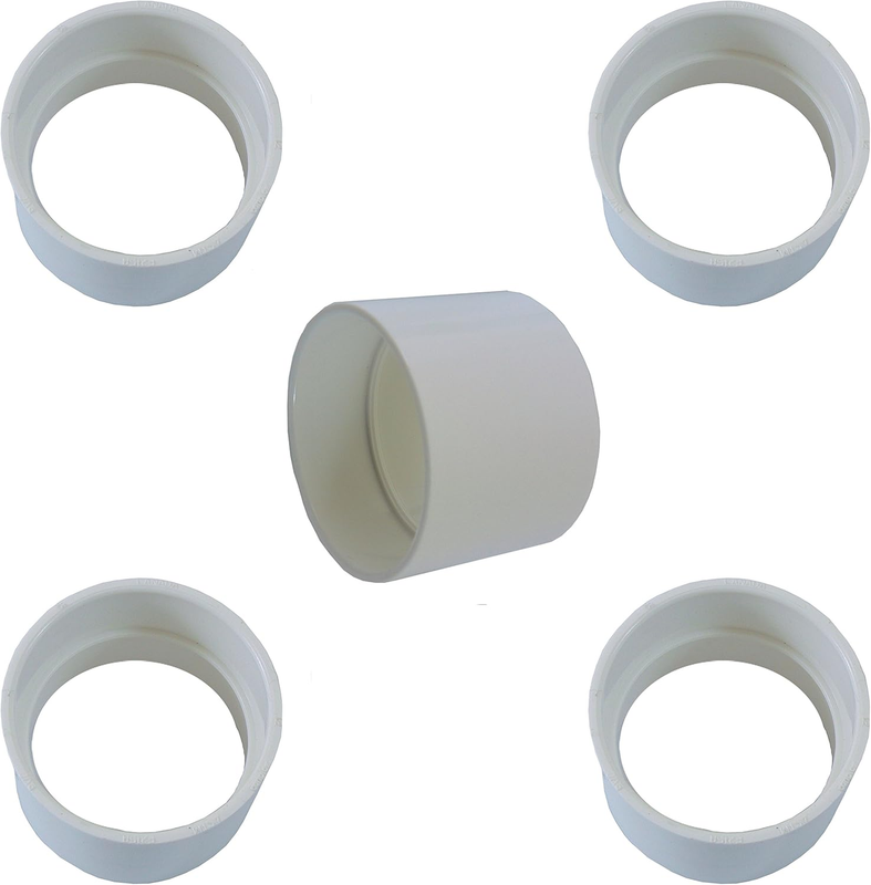 Central Vacuum Coupling for PVC Pipe Fitting 5 Pack