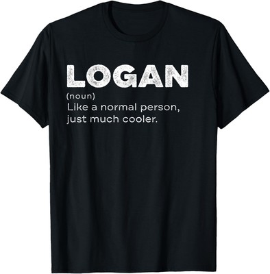Logan Definition Personalised Name Funny Birthday T-Shirt Hoodie