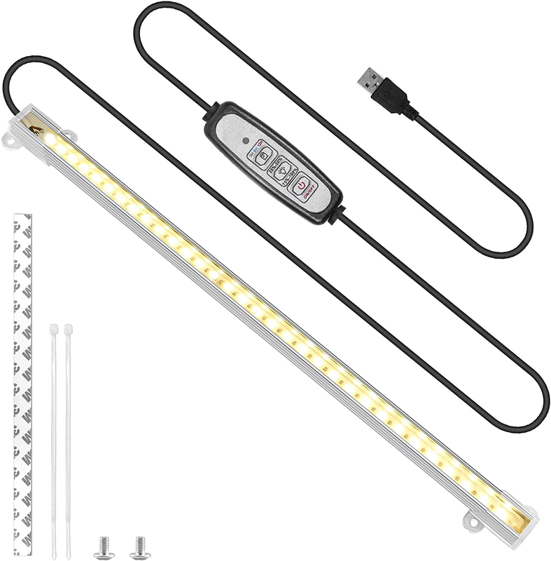 Grow Light Full Spectrum Sunlike Auto On&Off Grow Light Strip with 3/9/12H Timer