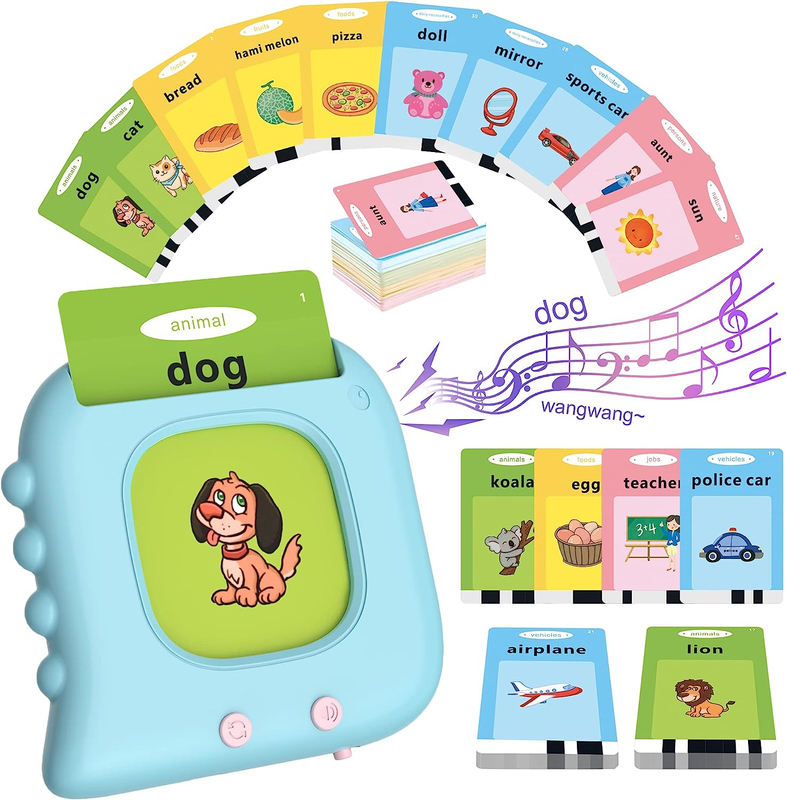 Talking Flash Cards Toddler Toys for 2 3 4 5 6 Years Old Boys,Learning Resources