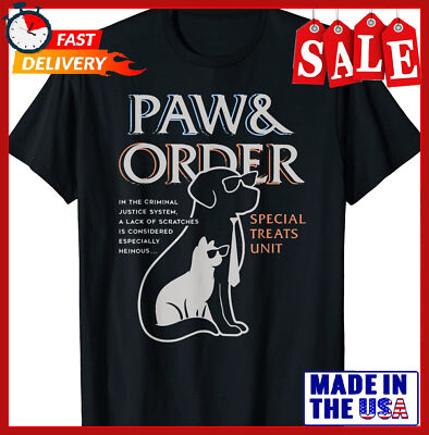 Paw and Order Special Feline Unit Pets Training Dog And Cat T-Shirt Size S-5XL