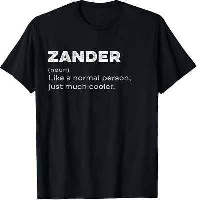 Zander Definition Personalized Name Funny Birthday T-Shirt Hoodie