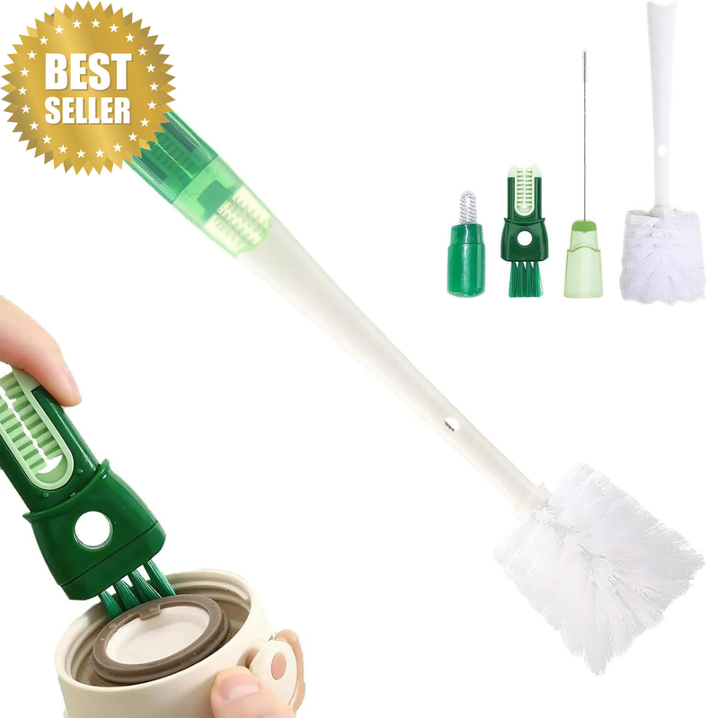 5 in 1 Bottle and Straw Cleaning Brush, Multipurpose Baby Water Bottle Brush for