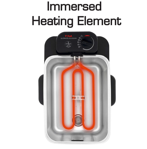 T-Fal FR8000 Deep Fryer with Basket, Oil Fryer with Oil Filtration, Easy to 2.6