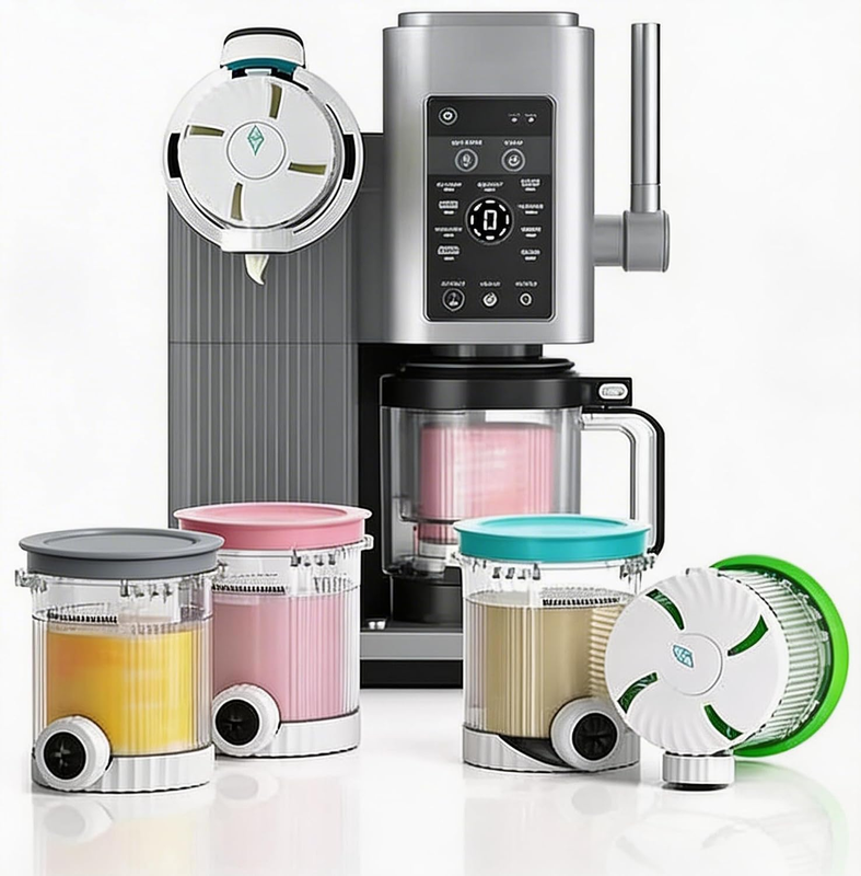 4 Pack Bpa-Free Nin-Ja Creami Swirl Pints and Lids, Compatible with Nin-Ja NC700