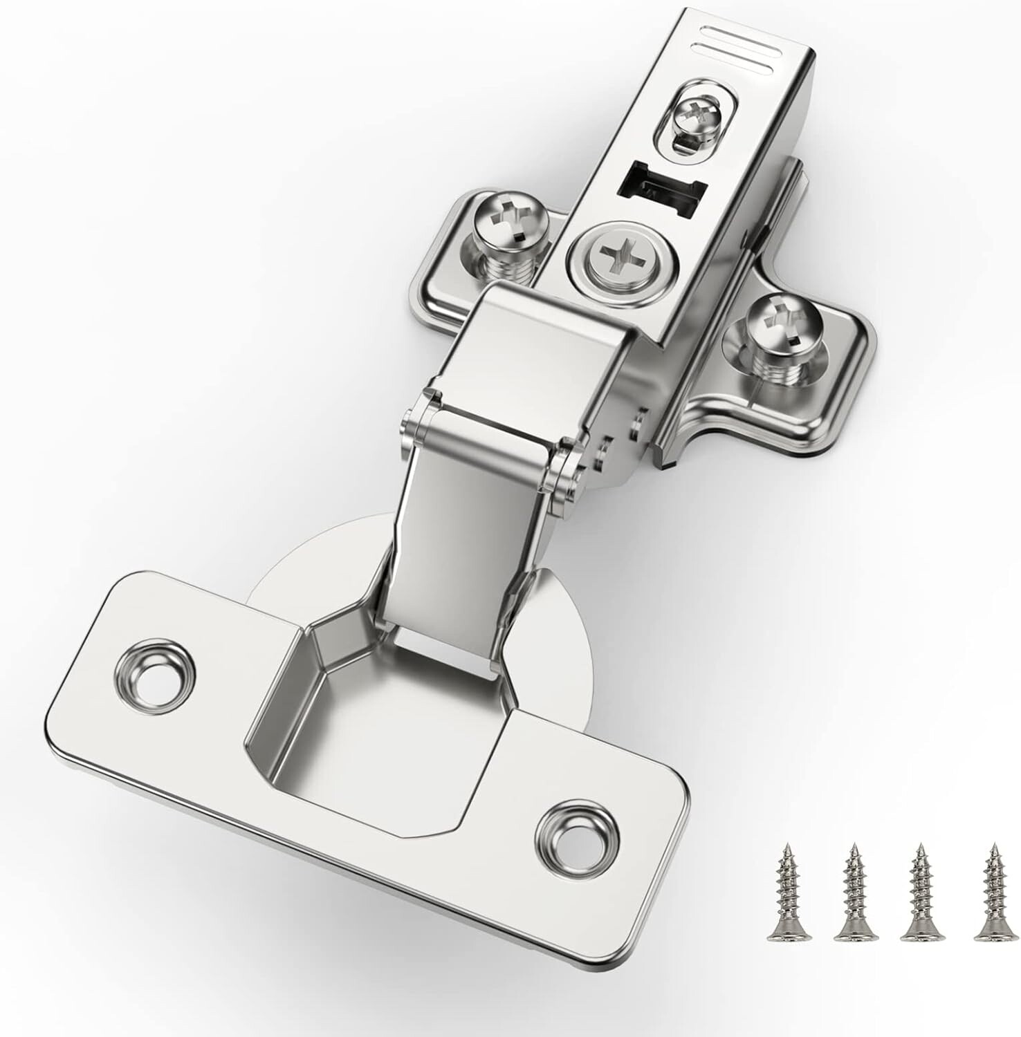 10 pcs Soft Close Cabinet Hinge,110 Degree Inset Kitchen Door Hinge 35mm Conceal
