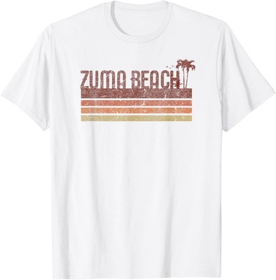 Zuma Beach California Vintage 70s 80s Vacation T-Shirt Hoodie