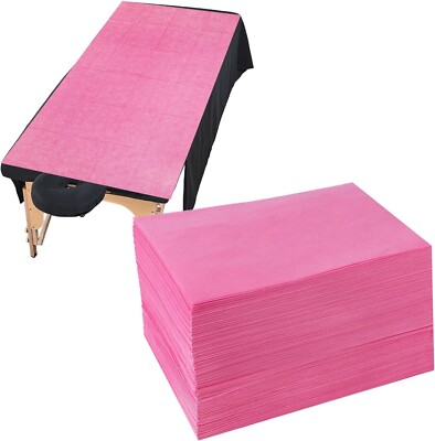 50pcs Massage Table Disposable Sheets,31'' x 71'' Massage Table Sheets