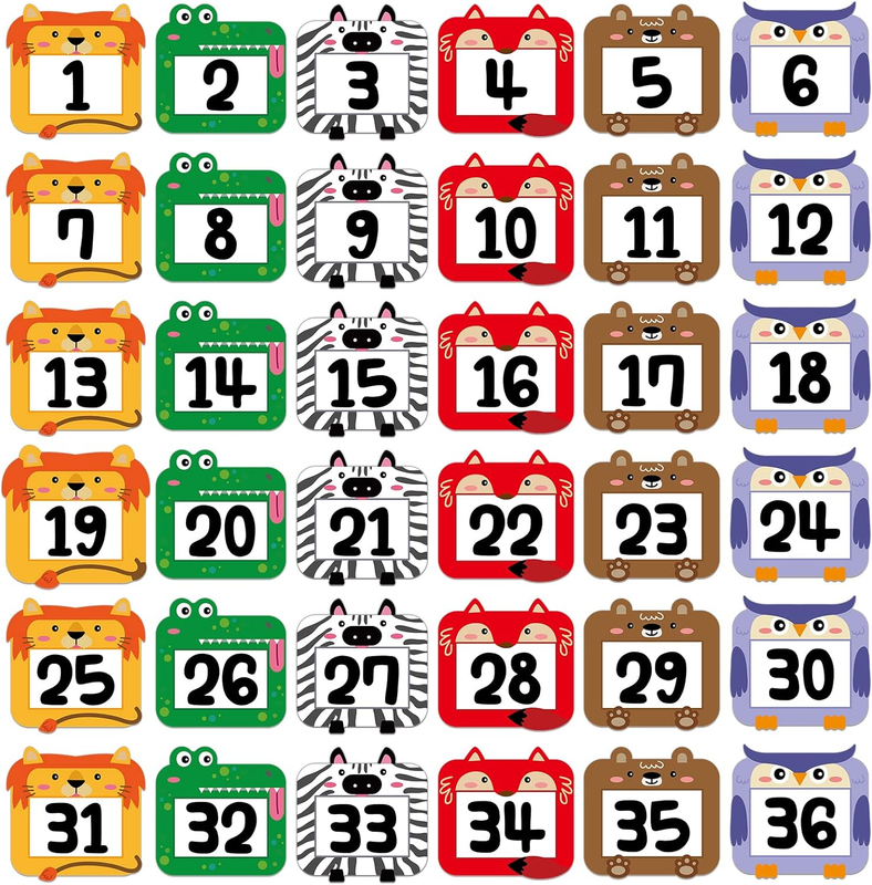 Stickers 36pcs Number Spot Markers And Labels Numbers Line U