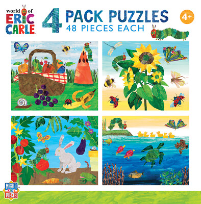 MasterPieces - World of Eric Carle 100 Piece Jigsaw Puzzles 4-Pack