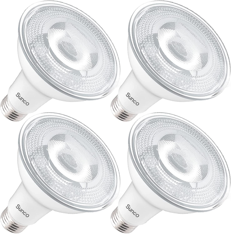 4 Pack PAR30 LED Bulbs, Flood Light Outdoor Indoor 75W Equivalent 11W Dimmable,