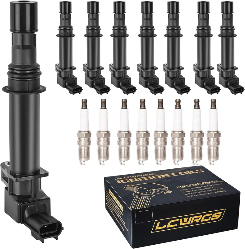 8 Ignition Coil Pack Spark Plug for 2000-2007 Dodge Durango Ram 1500 Dakota Jeep