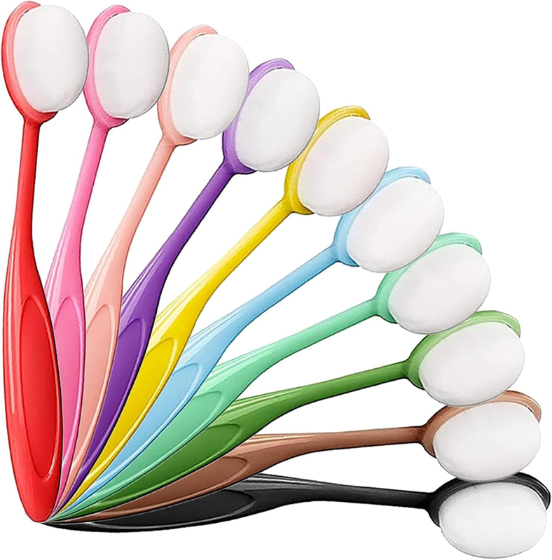 10Pcs Craft Ink Blending Brush, Colorful Crafting Ink Background Blender, Ergono