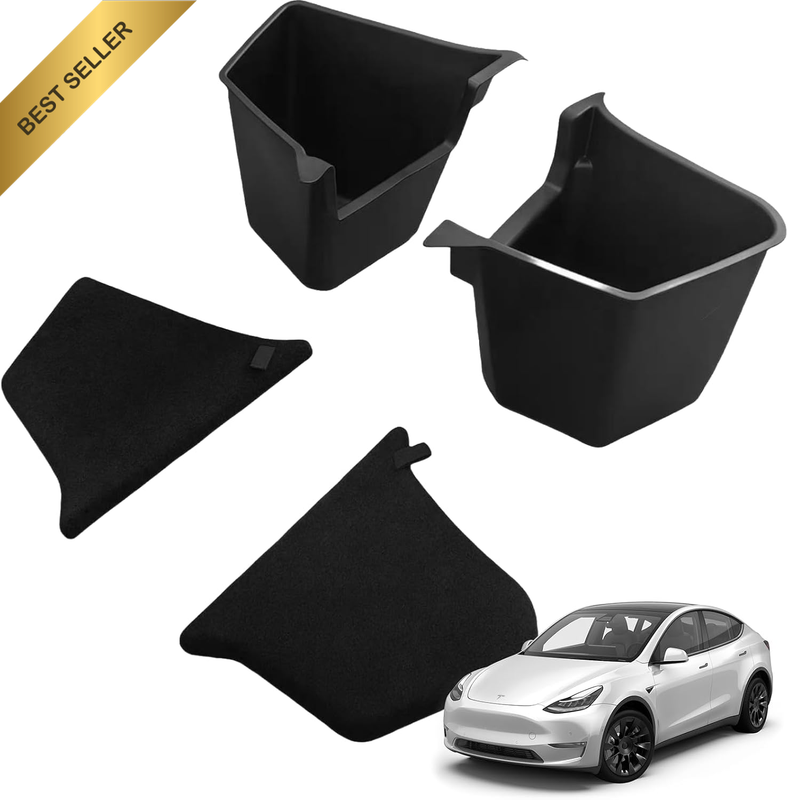 Rear Trunk Storage Bins for Tesla Model Y Juniper 2025‑Onwards, Custom‑Fit Side