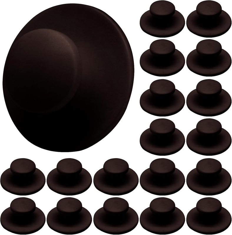 20 Pcs Self-Stick Kitchen Cabinet Knobs Adhesive Drawer Handle...