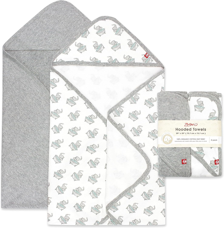 Hooded Baby Towels, Organic Cotton Baby Bath Towel, Ultra So
