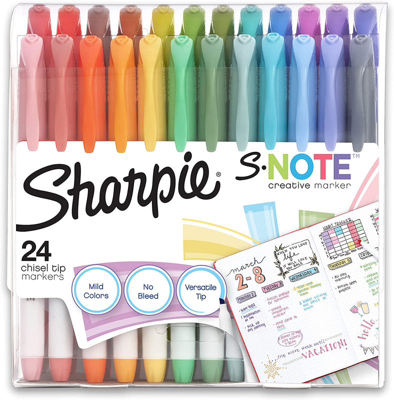 Sharpie S-Note Creative Markers, Highlighters, Assorted Colo