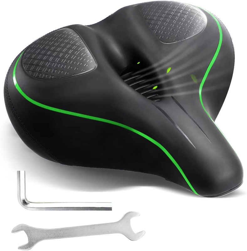 Oversized Bike Seat for Peloton Bike & Bike+, Replacement Bike Saddle Memory Foa