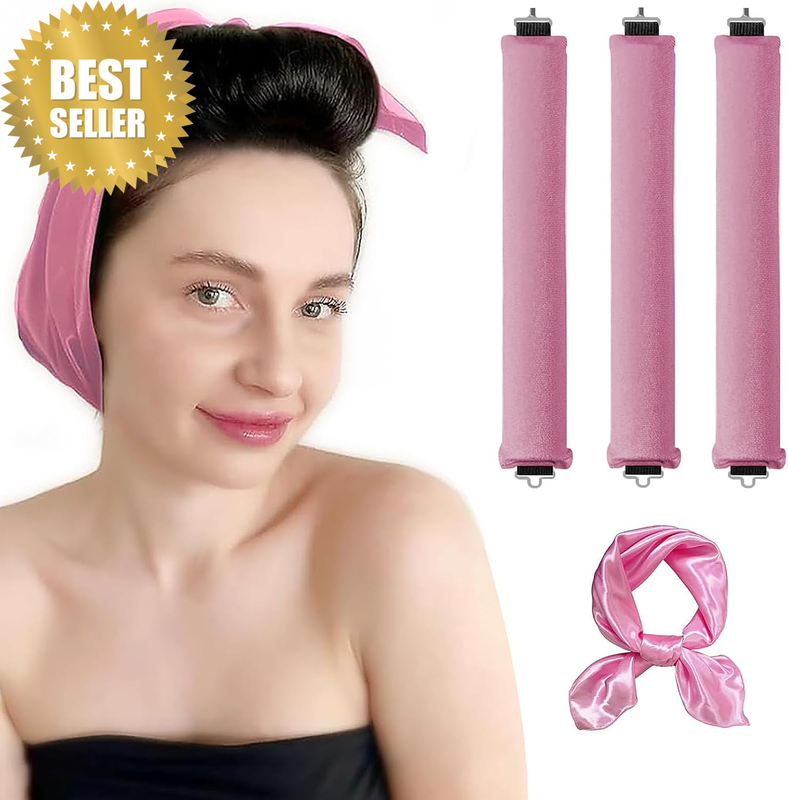 Heatless Hair Curler, Heatless Curls Overnight Hair Curlers to Sleep in No Heat