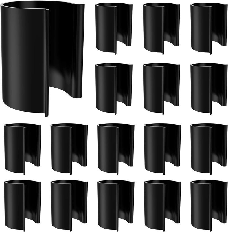 16-Piece PVC Pipe Clamp Set for Greenhouses, Row