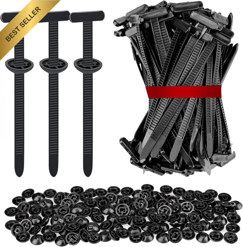 150Pcs Electrical Cable Ties,Nylon Universal Cable Tie Buckle,Heavy Duty Plastic