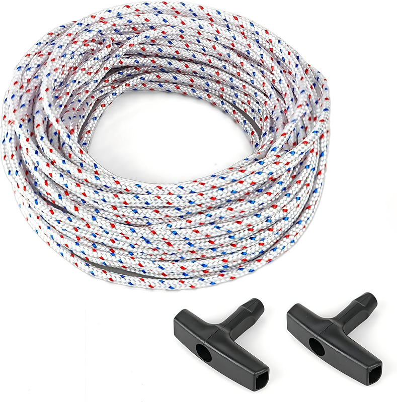 Recoil Starter Rope 4.0Mm 50Ft for Briggs Stratton Husqvarna STIHL Chainsaw