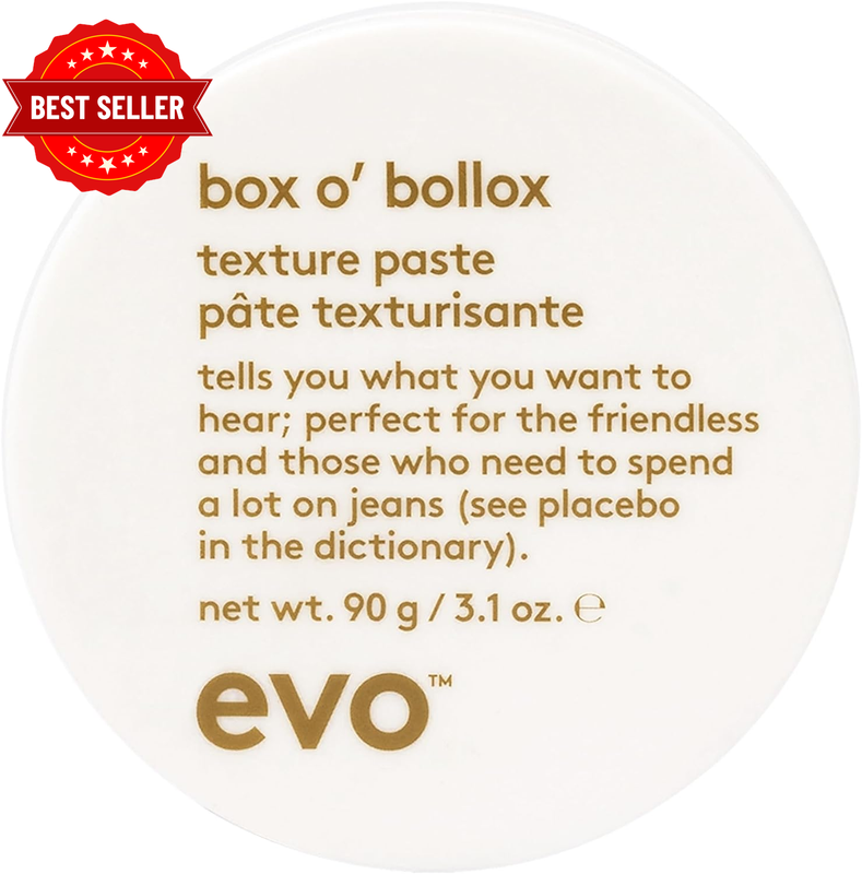Box O' Bollox Texture Paste - Full Size Extra Strong Hold Texture Paste, Definit
